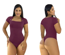 Load image into Gallery viewer, Colombian top bodysuit tummy control thong pantyblusa 1632