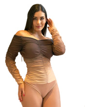Load image into Gallery viewer, Top Bodysuits top 5082 compression Bodys con faja Colombiana de mediana compresion Pantyblusa
