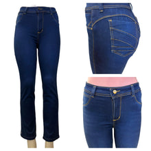 Load image into Gallery viewer, Colombian straight leg classic Jean's 0324 butt lifter high waist tummy control push up