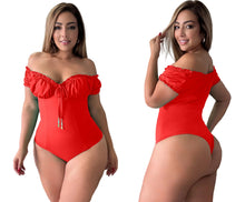 Load image into Gallery viewer, Colombian Bodysuits top tummy control thong pantyblusa 4720