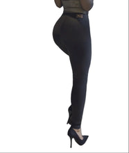 Load image into Gallery viewer, Colombian leggings con faja luxury booty butt lifter High waist push up effect flared and skinny 135