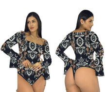 Load image into Gallery viewer, Colombian shaping Top Bodysuits 5037 compression Bodys con faja Colombiana de mediana compresion Pantyblusa