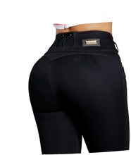 Load image into Gallery viewer, Colombian Jeans Bon Bon up skinny 9151 butt lifter high waist tummy control push up effect black