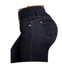 Load image into Gallery viewer, Colombian Flared 9149 butt lifter high waist control Blue jeans