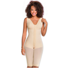 Load image into Gallery viewer, 0120 Women's Full Bodysuit Body Shaper with Bra / Powernet