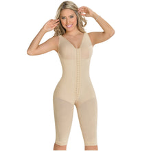 Load image into Gallery viewer, 0120 Women's Full Bodysuit Body Shaper with Bra / Powernet