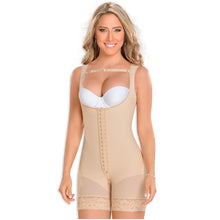 Load image into Gallery viewer, 065 Mid Thigh Bodysuit Shaper for Women Powernet Colombian