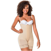 Load image into Gallery viewer, 086 Women&#39;s Strapless Mid Thigh Body Shaper / Powernet
