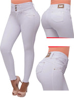 Load image into Gallery viewer, 5606 JEAN'S LEVANTA COLA TUMMY CONTROL CINTURA ALTA