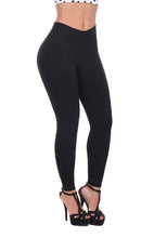 Load image into Gallery viewer, Leggings con faja Cintura alta High waist skinny push up effect with shaper
