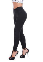 Load image into Gallery viewer, Leggings con faja Cintura alta High waist skinny push up effect with shaper
