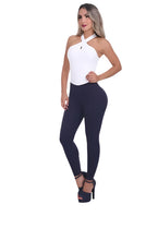 Load image into Gallery viewer, Leggings con faja Cintura alta High waist skinny push up effect with shaper
