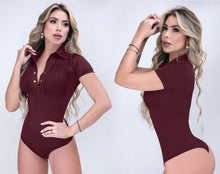 Load image into Gallery viewer, Bodysuits top pantyblusa tummy control bodyshaper thong 185
