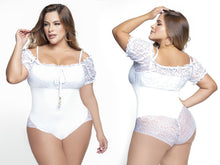 Load image into Gallery viewer, 4325 Plus Bodysuits compression Body&#39;s con faja de mediana compresion Pantyblusa
