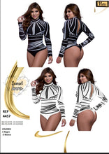 Load image into Gallery viewer, 4457 Bodysuits compression/ Body&#39;s con faja de mediana compresion
