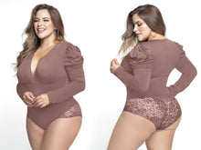 Load image into Gallery viewer, 4657 Bodysuits compression Body's con faja de mediana compresion Pantyblusa
