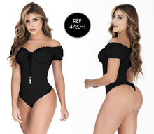 Load image into Gallery viewer, 4720 Bodysuits tummy control body shaper thong
