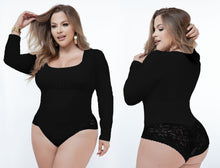 Load image into Gallery viewer, 4748 Plus Bodysuits compression Body&#39;s con faja de mediana compresion Pantyblusa
