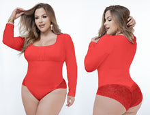 Load image into Gallery viewer, 4748 Plus Bodysuits compression Body&#39;s con faja de mediana compresion Pantyblusa
