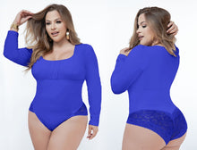 Load image into Gallery viewer, 4748 Plus Bodysuits compression Body&#39;s con faja de mediana compresion Pantyblusa
