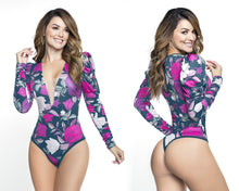 Load image into Gallery viewer, 4758 Bodysuits compression Body&#39;s con faja de mediana compresion Pantyblusa
