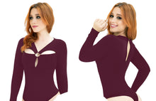 Load image into Gallery viewer, 4795 Top Bodysuits Tummy control medium compression Body&#39;s con faja de mediana compresion (Copy)
