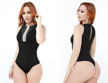 Load image into Gallery viewer, 4796 Top Bodysuits tummy control compression Body&#39;s con faja de mediana compresion Pantyblusa
