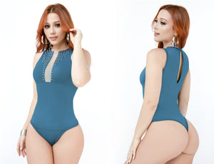 4796 Top Bodysuits tummy control compression Body's con faja de mediana compresion Pantyblusa