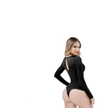 Load image into Gallery viewer, 4820 metalic knit Top Bodysuits Tummy control medium compression Body&#39;s con faja de mediana compresion
