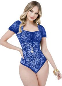 4822 Top Lace shaping Bodysuits Tummy control medium compression Body's con faja de mediana compresion