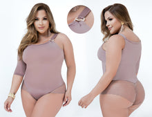 Load image into Gallery viewer, 4834 Plus Bodysuits compression Body&#39;s con faja de mediana compresion Pantyblusa

