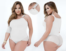 Load image into Gallery viewer, 4834 Plus Bodysuits compression Body&#39;s con faja de mediana compresion Pantyblusa
