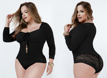 Load image into Gallery viewer, 4850 Plus Bodysuits compression Body&#39;s con faja de mediana compresion Pantyblusa
