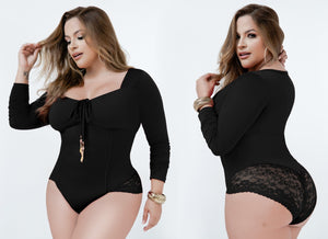 4850 Plus Bodysuits compression Body's con faja de mediana compresion Pantyblusa