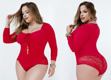 Load image into Gallery viewer, 4850 Plus Bodysuits compression Body&#39;s con faja de mediana compresion Pantyblusa

