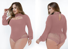 Load image into Gallery viewer, 4857 Plus Bodysuits compression Body&#39;s con faja de mediana compresion Pantyblusa
