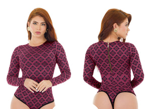 4978 Top Bodysuits control thong Body's con faja de mediana compresion Pantyblusa