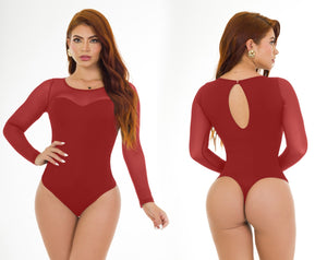 5001 Basic Bodysuits control thong Body's con faja de mediana compresion Pantyblusa