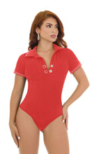 Load image into Gallery viewer, 5012 Bodysuits top Tummy control medium compression Body's con faja de mediana compresion
