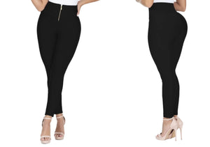 High waist skinny push up effect leggings Colombians 501