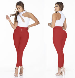 High waist skinny push up effect leggings Colombians 501