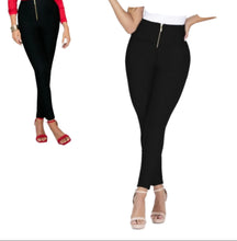 Load image into Gallery viewer, High waist skinny push up effect leggings Colombians 501
