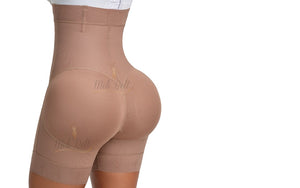 5022 High waist strapless short preformed
