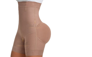 5022 High waist strapless short preformed