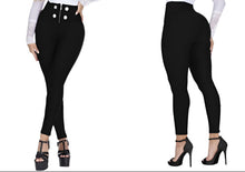 Load image into Gallery viewer, High waist skynny push up effect leggings 502
