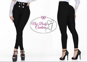 High waist skynny push up effect leggings 502