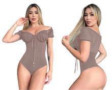 Load image into Gallery viewer, Bodysuits tummy control body shaper thong Colombians one size M-L 5075 3D
