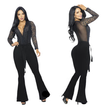 Load image into Gallery viewer, Jumpsuit tummy control butt lifter fashion flared 6086
