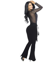 Load image into Gallery viewer, Jumpsuit tummy control butt lifter fashion flared 6086
