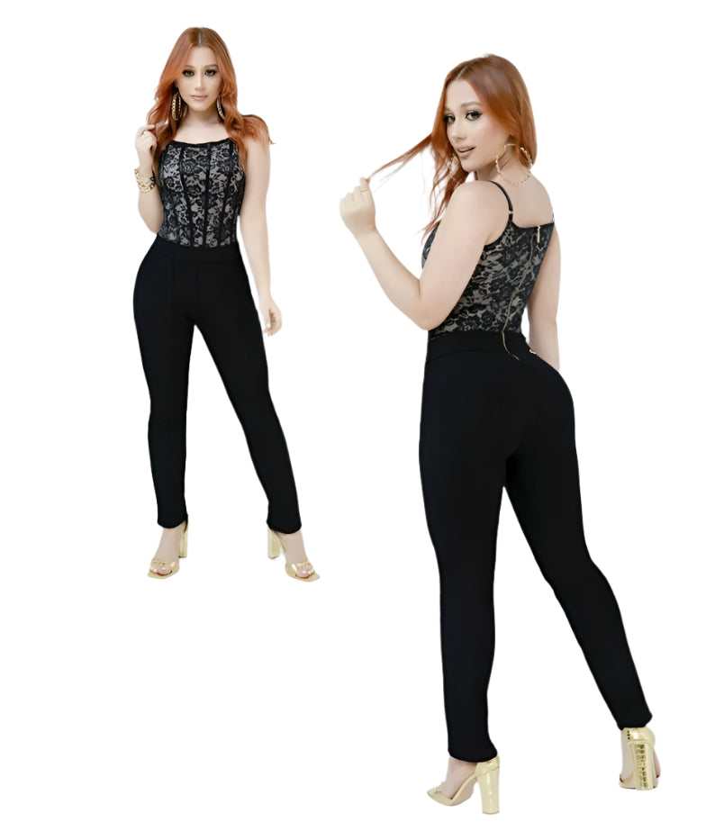 Jumpsuit tummy control butt lifter fashion 6106
